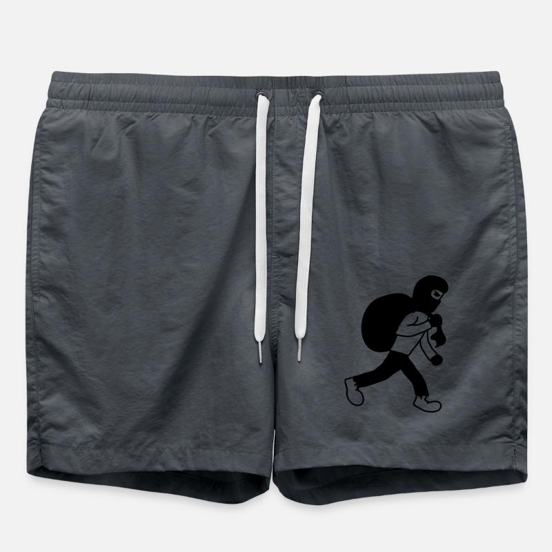 Robber - Swim Trunks - anthracite