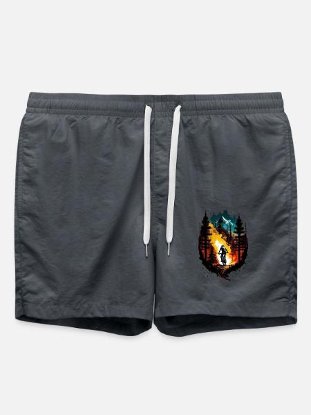 Mountain cyclist - Swim Trunks - anthracite