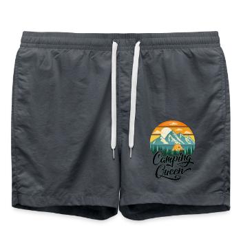 Camping Queen - Swim Trunks - anthracite - Front - AI Model Male 185 light (185cm)