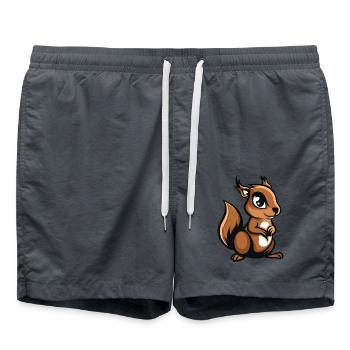 écureuil - Short de bain - charbon - Devant - AI Model Male 185 light (185cm)