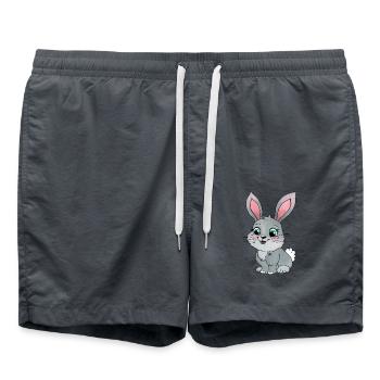 Petit Lapin - Short de bain - charbon - Devant - AI Model Male 185 light (185cm)