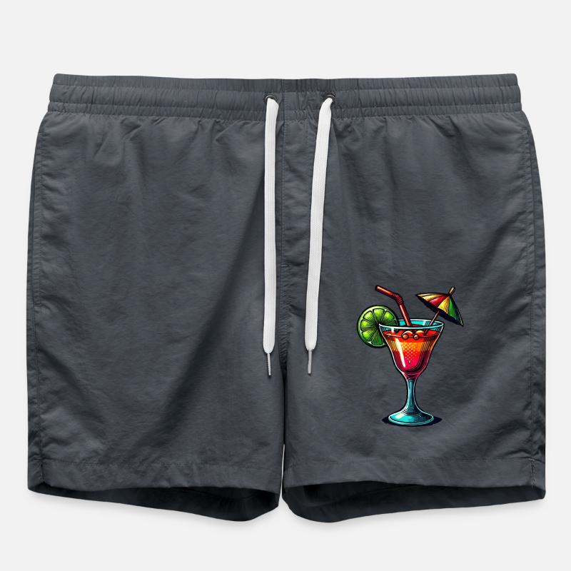 Cocktail - Short de bain - charbon