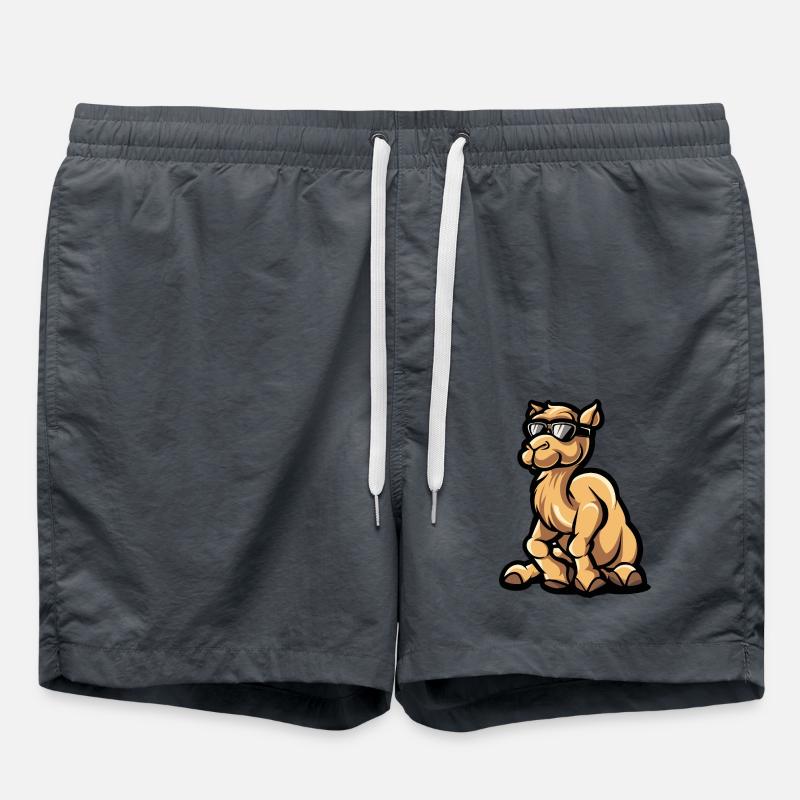 Kamel Comic Cool - Badeshorts - Anthrazit