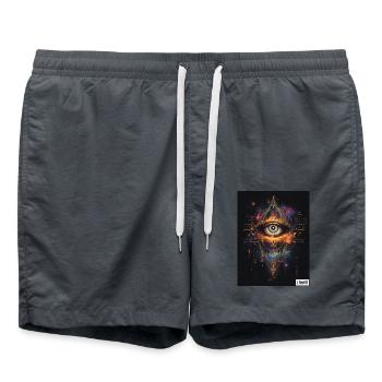 Le troisième œil - Short de bain - charbon - Devant - AI Model Male 185 light (185cm)