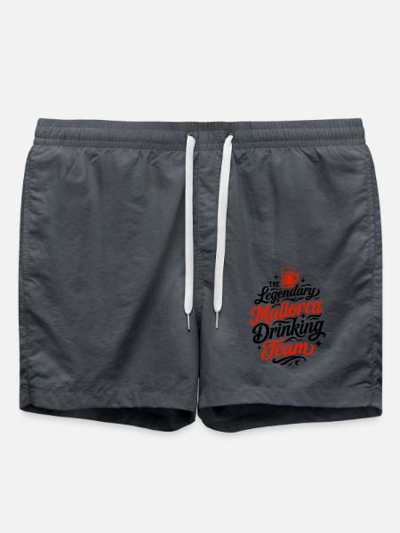 Mallorca Drinking Team - Swim Trunks - anthracite