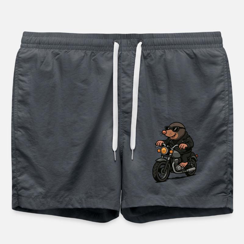 Mole Motorcycle - Swim Trunks - anthracite