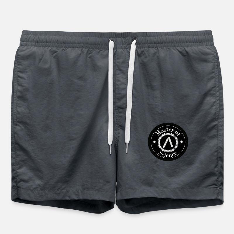 Master of Science logo patch - Swim Trunks - anthracite
