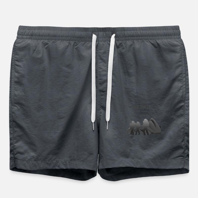 Bergsteigen - Badeshorts - Anthrazit