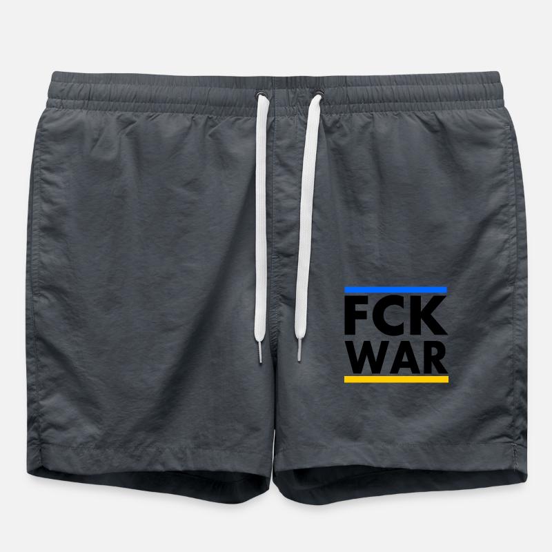 Fck war - Short de bain - charbon