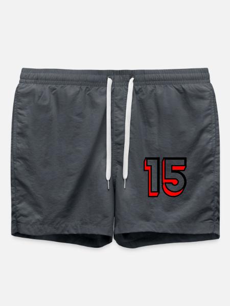 15. 15 ÅR. 15-ÅRS JUBILEUM. JUBILEUM 15 ÅR. - Badeshorts - kull