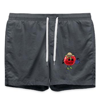 tomate hobby jardinier jardinier jardinier légume enfant - Short de bain - charbon - Devant - AI Model Male 185 light (185cm)