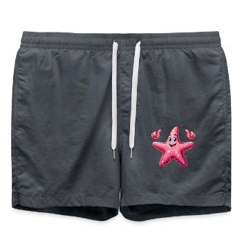 Étoile de mer - Short de bain - charbon - Devant - AI Model Male 185 light (185cm)