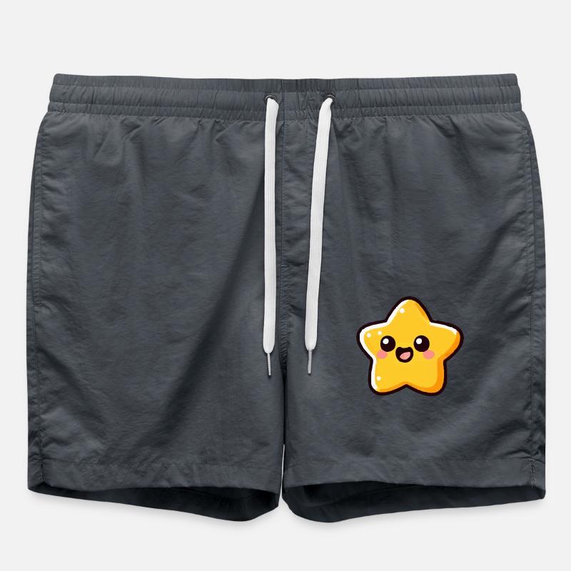 stern comic - Badeshorts - Anthrazit