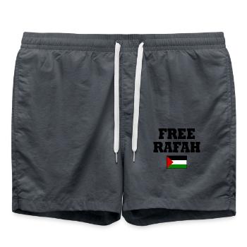 Free rafah - Short de bain - charbon - Devant - AI Model Male 185 light (185cm)