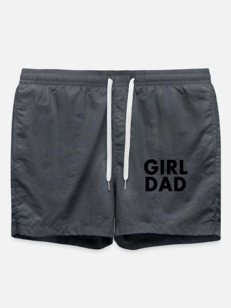 Girl dad - Swim Trunks - anthracite