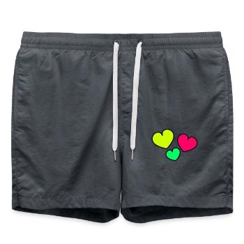 CHRISTMAS. YEAR. ANNIVERSARY. RETIREMENT. FATHER'S DAY - Swim Trunks - anthracite - Front - AI Model Male 185 light (185cm)