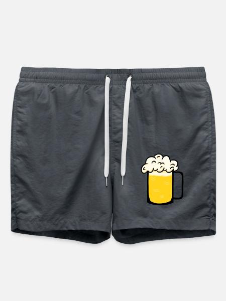 Chope de bière - Short de bain - charbon