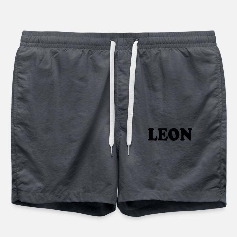 Leon - Short de bain - charbon