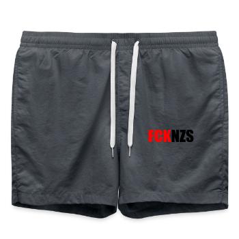 Fck nzs - Badeshorts - Anthrazit - Vorne - AI Model Male 185 light (185cm)