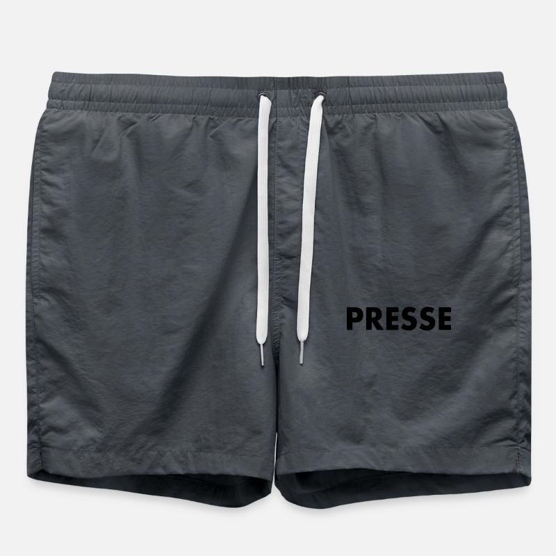 Presse - Swim Trunks - anthracite