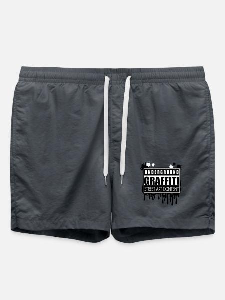 Underground graffitis flex - Short de bain - charbon
