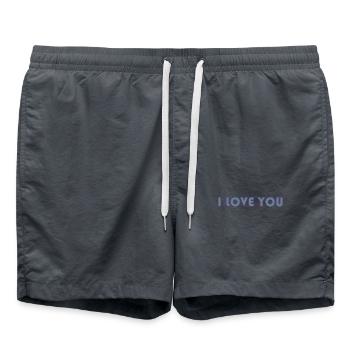PAPA. FÊTE DES PÈRES. BONNE FÊTE PAPA. BONNE FÊTE - Short de bain - charbon - Devant - AI Model Male 185 light (185cm)
