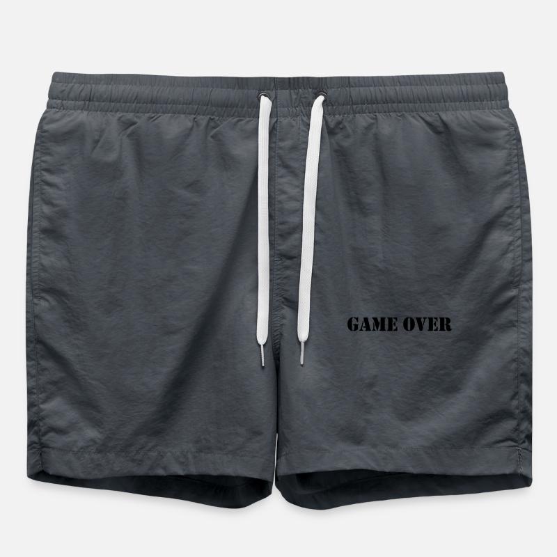Game over - Swim Trunks - anthracite