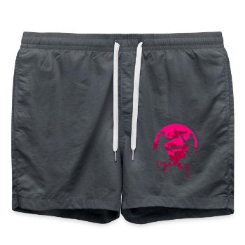 Aïkido - Short de bain - charbon - Devant - AI Model Male 185 light (185cm)