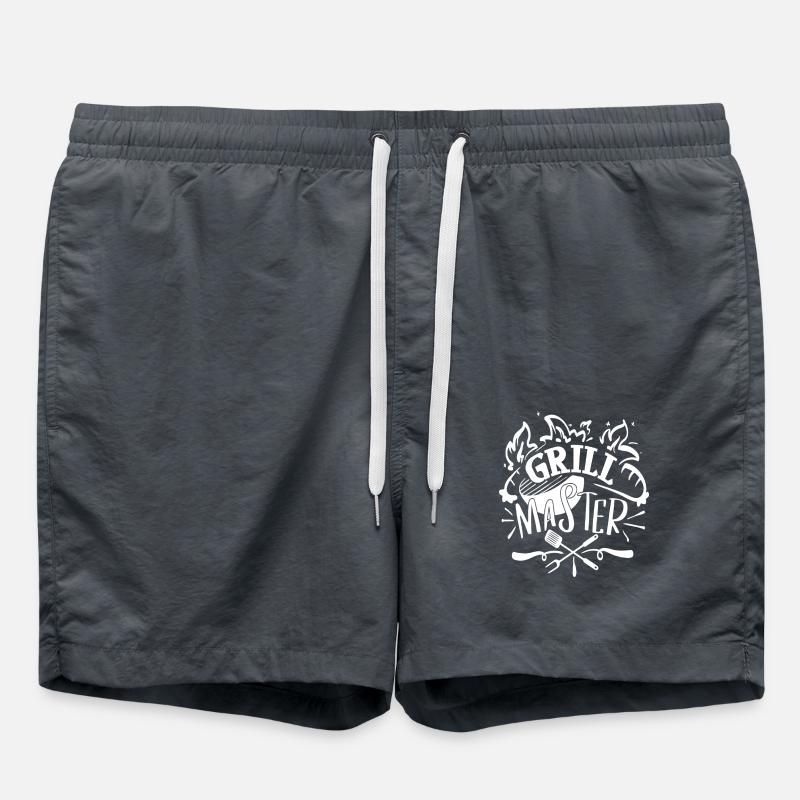 Maître du gril - Short de bain - charbon