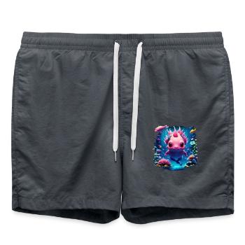 axolotl - Short de bain - charbon - Devant - AI Model Male 185 light (185cm)