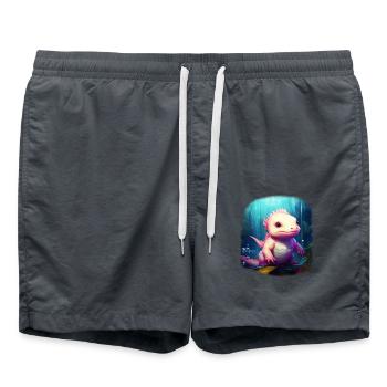Axolotl - Short de bain - charbon - Devant - AI Model Male 185 light (185cm)