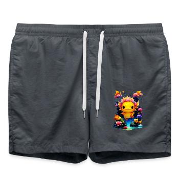 axolotl - Short de bain - charbon - Devant - AI Model Male 185 light (185cm)