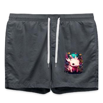 axolotl - Short de bain - charbon - Devant - AI Model Male 185 light (185cm)