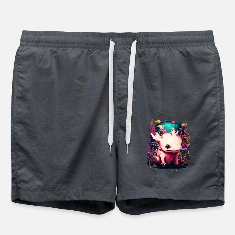 Axolotl - Swim Trunks - anthracite