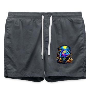Angelfish - Swim Trunks - anthracite - Front - AI Model Male 185 light (185cm)
