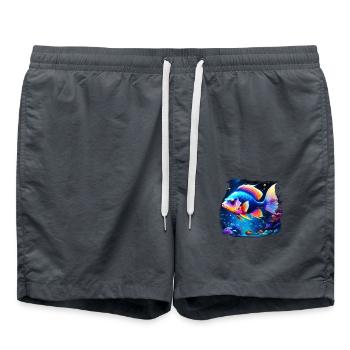 Angelfish - Short de bain - charbon - Devant - AI Model Male 185 light (185cm)