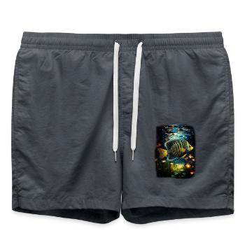 Angelfish - Short de bain - charbon - Devant - AI Model Male 185 light (185cm)