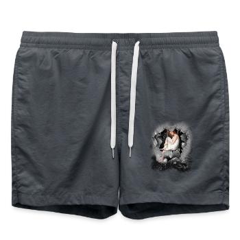 Filles Fau Rêver Sentiments Émotions - Short de bain - charbon - Devant - AI Model Male 185 light (185cm)