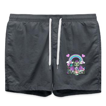 Dragon - Swim Trunks - anthracite - Front - AI Model Male 185 light (185cm)