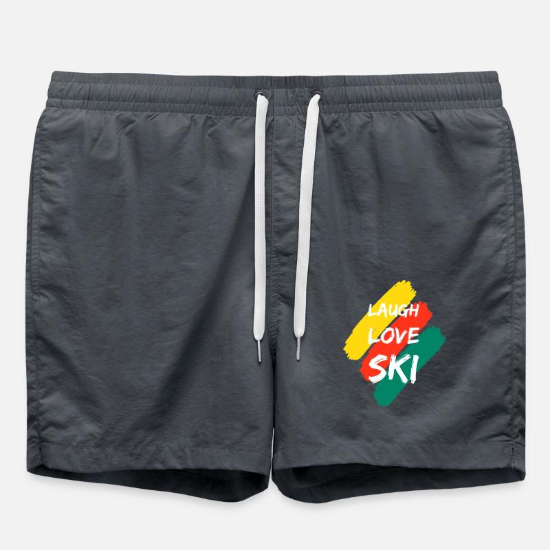 Rire Amour Ski - Short de bain - charbon