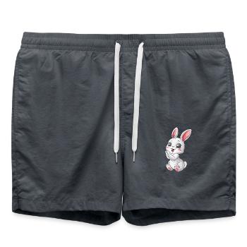 Magie de lapin mignon pour vous - Short de bain - charbon - Devant - AI Model Male 185 light (185cm)