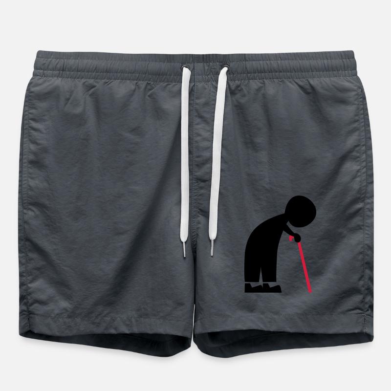 Grandpa - Swim Trunks - anthracite