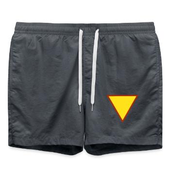 triangle superhéros - Short de bain - charbon - Devant - AI Model Male 185 light (185cm)