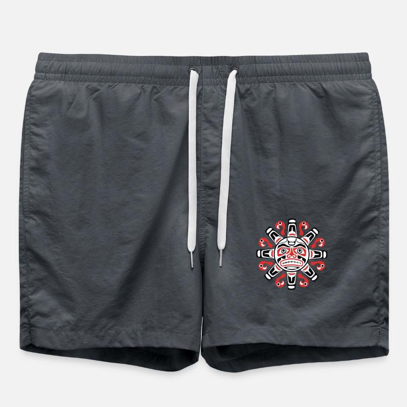 Maori - Swim Trunks - anthracite