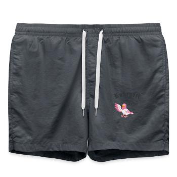 Ruhrpott Flamingo - Short de bain - charbon - Devant - AI Model Male 185 light (185cm)