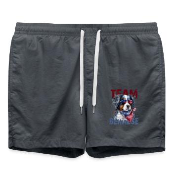 Bouvier bernois - Short de bain - charbon - Devant - AI Model Male 185 light (185cm)