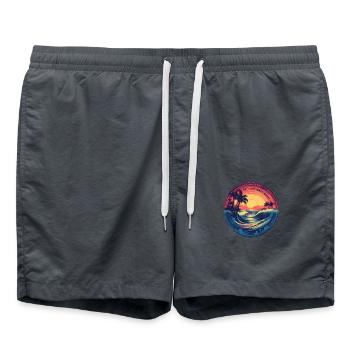 Beach - Swim Trunks - anthracite - Front - AI Model Male 185 light (185cm)