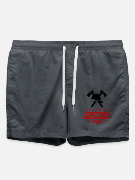 Fire Brigade Team - Swim Trunks - anthracite