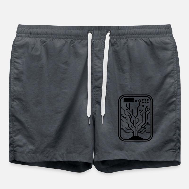 Micro Chip - Swim Trunks - anthracite