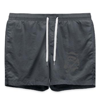 Cat power rock grey - Swim Trunks - anthracite - Front - AI Model Male 185 light (185cm)